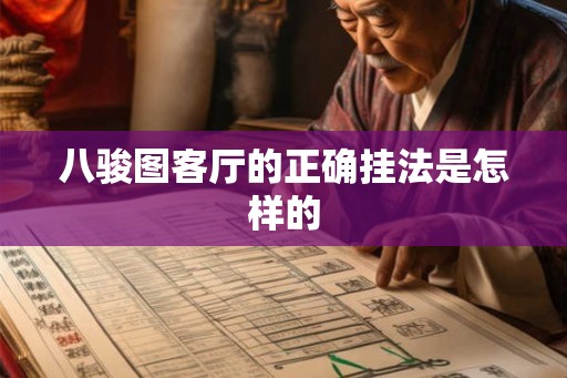 八骏图客厅的正确挂法是怎样的
