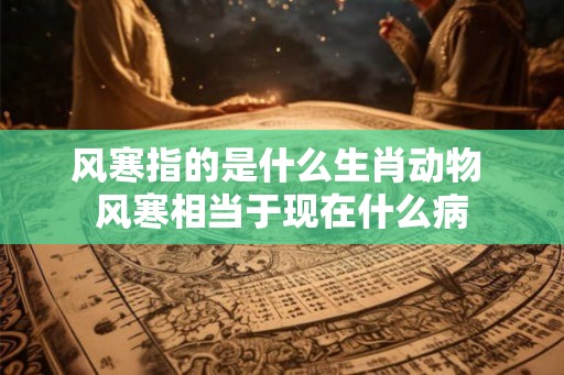 风寒指的是什么生肖动物 风寒相当于现在什么病