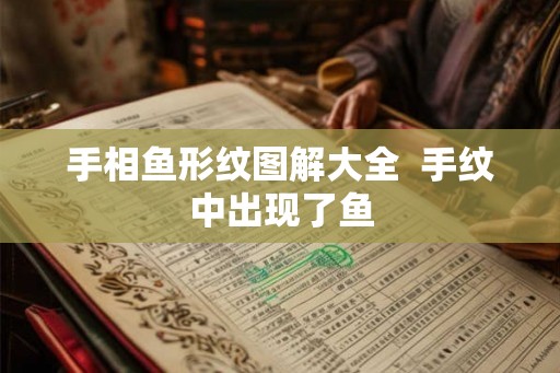 手相鱼形纹图解大全  手纹中出现了鱼