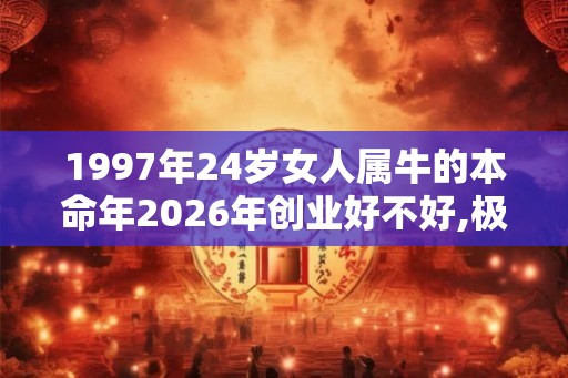 1997年24岁女人属牛的本命年2026年创业好不好,极大的挑战