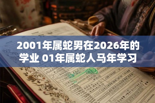 2001年属蛇男在2026年的学业 01年属蛇人马年学习运