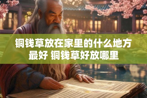 铜钱草放在家里的什么地方最好 铜钱草好放哪里 铜钱草放在家里的什么地方最好 铜钱草好放哪里