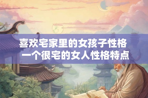 喜欢宅家里的女孩子性格  一个很宅的女人性格特点