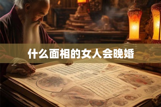 什么面相的女人会晚婚