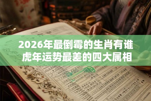 2026年最倒霉的生肖有谁 虎年运势最差的四大属相