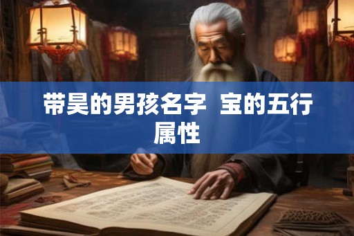 带昊的男孩名字 宝的五行属性 带昊的男孩名字 宝的五行属性