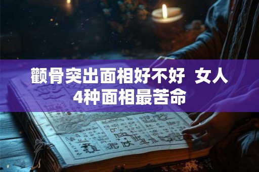 颧骨突出面相好不好  女人4种面相最苦命