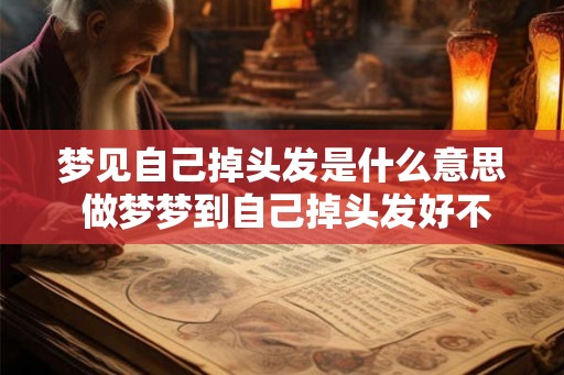 梦见自己掉头发是什么意思 做梦梦到自己掉头发好不好