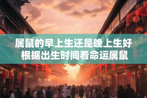 属鼠的早上生还是晚上生好 根据出生时间看命运属鼠