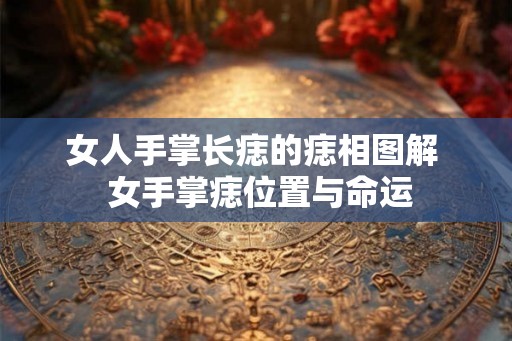 女人手掌长痣的痣相图解  女手掌痣位置与命运