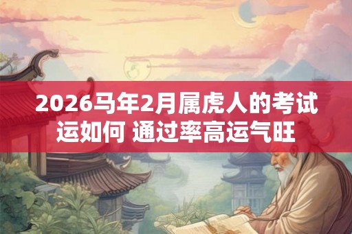 2026马年2月属虎人的考试运如何 通过率高运气旺