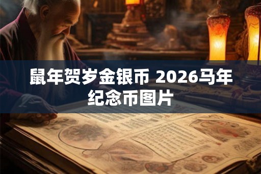 鼠年贺岁金银币 2026马年纪念币图片 鼠年贺岁金银币 2026马年纪念币图片