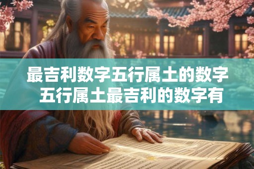 最吉利数字五行属土的数字 五行属土最吉利的数字有哪些 最吉利数字五行属土的数字 五行属土最吉利的数字有哪些