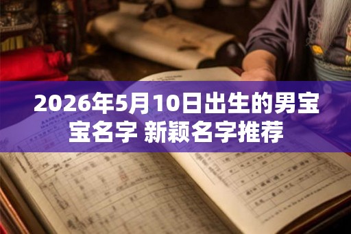 2026年5月10日出生的男宝宝名字 新颖名字推荐