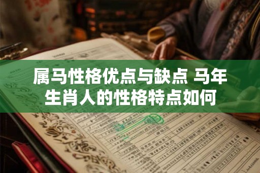 属马性格优点与缺点 马年生肖人的性格特点如何 属马性格优点与缺点 马年生肖人的性格特点如何