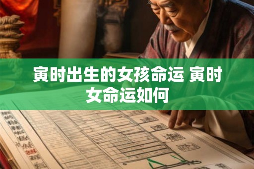 寅时出生的女孩命运 寅时女命运如何 寅时出生的女孩命运 寅时女命运如何