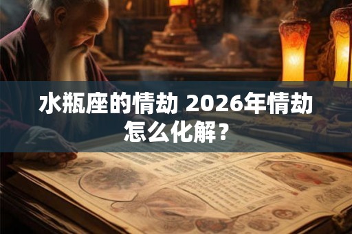 水瓶座的情劫 2026年情劫怎么化解？