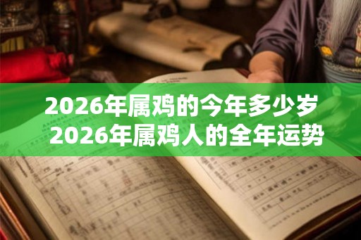 2026年属鸡的今年多少岁  2026年属鸡人的全年运势
