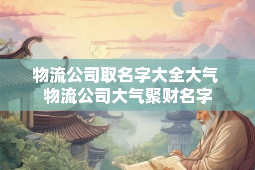 物流公司取名字大全大气 物流公司大气聚财名字 物流公司取名字大全大气 物流公司大气聚财名字