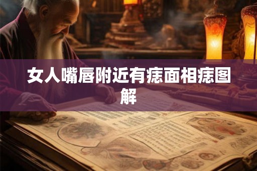 女人嘴唇附近有痣面相痣图解
