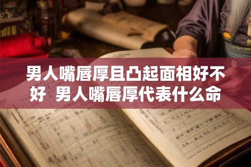 男人嘴唇厚且凸起面相好不好  男人嘴唇厚代表什么命运