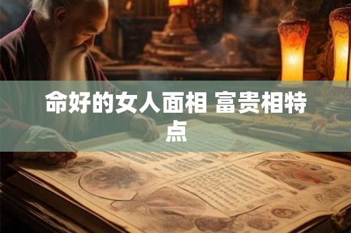 命好的女人面相 富贵相特点