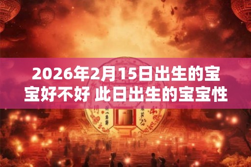 2026年2月15日出生的宝宝好不好 此日出生的宝宝性格