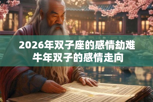 2026年双子座的感情劫难 牛年双子的感情走向