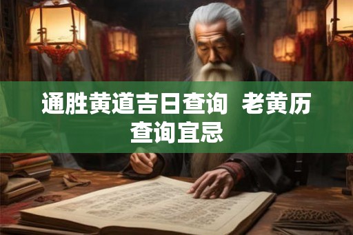 通胜黄道吉日查询 老黄历查询宜忌 通胜黄道吉日查询 老黄历查询宜忌