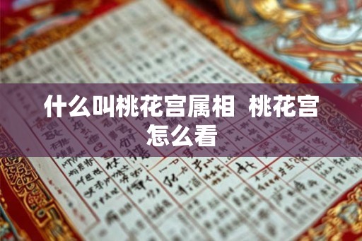 什么叫桃花宫属相  桃花宫怎么看