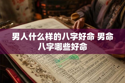 男人什么样的八字好命 男命八字哪些好命