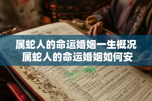 属蛇人的命运婚姻一生概况 属蛇人的命运婚姻如何安排