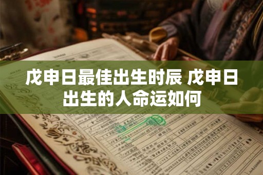 戊申日最佳出生时辰 戊申日出生的人命运如何 戊申日最佳出生时辰 戊申日出生的人命运如何