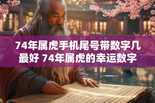 74年属虎手机尾号带数字几最好 74年属虎的幸运数字查询