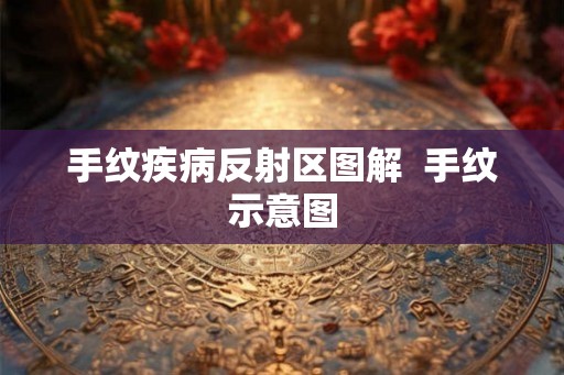 手纹疾病反射区图解 手纹示意图 手纹疾病反射区图解 手纹示意图