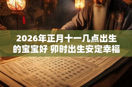 2026年正月十一几点出生的宝宝好 卯时出生安定幸福