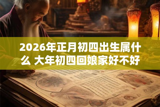 2026年正月初四出生属什么 大年初四回娘家好不好