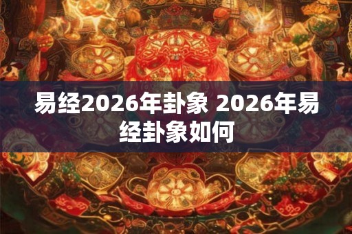 易经2026年卦象 2026年易经卦象如何 易经2026年卦象 2026年易经卦象如何