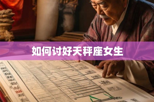 如何讨好天秤座女生