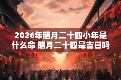 2026年腊月二十四小年是什么命 腊月二十四是吉日吗