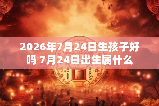 2026年7月24日生孩子好吗 7月24日出生属什么 2026年7月24日生孩子好吗 7月24日出生属什么