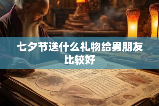 七夕节送什么礼物给男朋友比较好