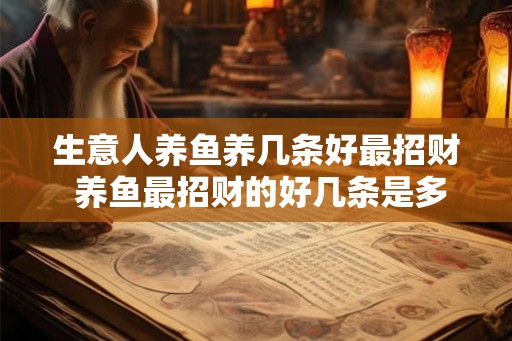 生意人养鱼养几条好最招财 养鱼最招财的好几条是多少
