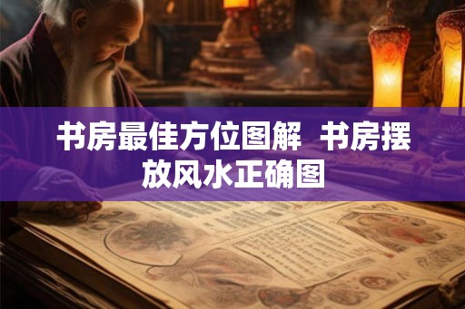 书房最佳方位图解  书房摆放风水正确图
