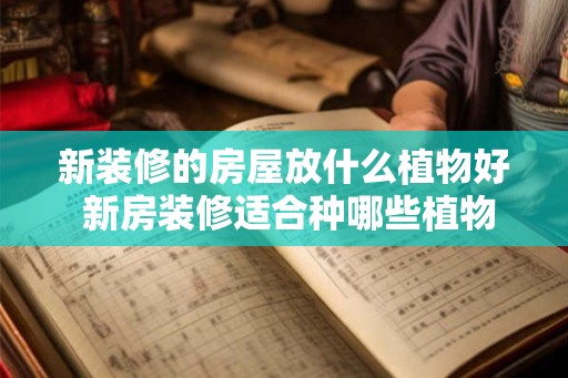新装修的房屋放什么植物好 新房装修适合种哪些植物
