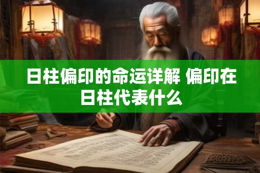 日柱偏印的命运详解 偏印在日柱代表什么