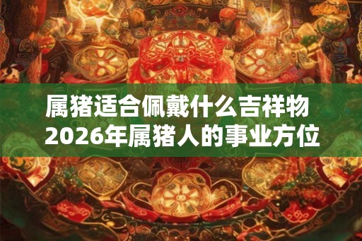 属猪适合佩戴什么吉祥物 2026年属猪人的事业方位