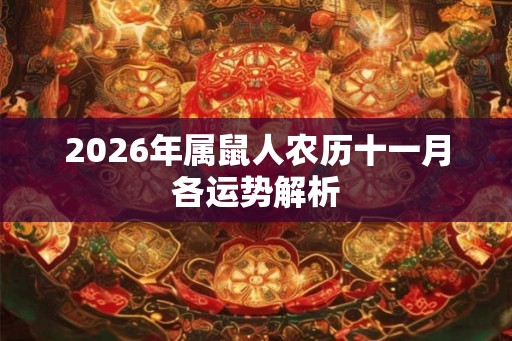 2026年属鼠人农历十一月各运势解析
