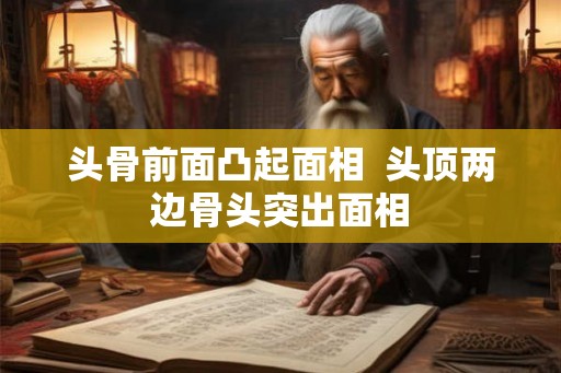 头骨前面凸起面相  头顶两边骨头突出面相