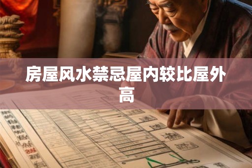 房屋风水禁忌屋内较比屋外高